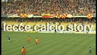 I gol di Francioso e Palmieri e la gioia di 10000 tifosi in CesenaLECCE 0 a 3 del giugno 1997 [upl. by Lahsiv]