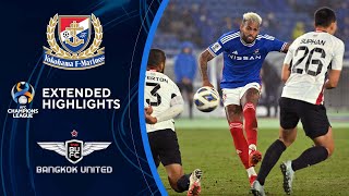 Yokohama Marinos vs Bangkok United Extended Highlights  AFC Champions League  CBS Sports Golazo [upl. by Liris234]