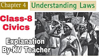 PART1 Understanding Laws  Class8 Civics NCERT Chapter 4 Explanation in Hindi By KV Teacher [upl. by Resa491]