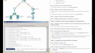 SSH syslog and NTP configuration on Cisco router in Packet Tracer [upl. by Merilee]