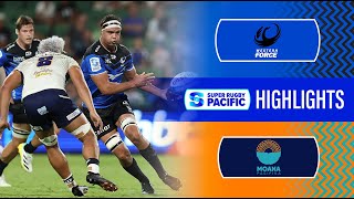 Super Rugby Pacific 2024  Force v Moana Pasifika  Round 4 Highlights [upl. by Paulo]