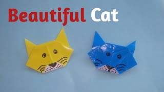 Origami cat  How to make paper cats easily [upl. by Ahsekram]