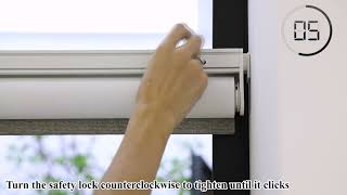 10s QUICK INSTALLATION Persilux No Drill roller blinds [upl. by Nnaycart]