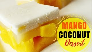 Mango Coconut Milk Layered Pudding [upl. by Merat]