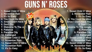 Guns N Roses Mix Top Hits Full Album ▶️ Full Album ▶️ Best 10 Hits Playlist [upl. by Ilahsiav427]