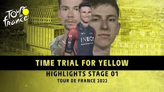 Highlights  Stage 1  TDF2022 [upl. by Suellen]