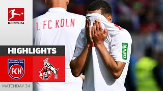 Köln Move Down to 2nd Division  Heidenheim  1 FC Köln 41  Highlights  MD 34 – Bundesliga [upl. by Krystle97]