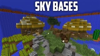 SKY BASES  Strong Cheap Small The Best Starting Base Minecraft Factions Tutorial [upl. by Pasia232]