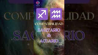 Signos Zodiacales COMPATIBILIDAD entre SAGITARIO y ACUARIO [upl. by Benita]