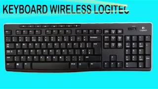 Keyboard Wireless Logitech K270  Review Bahasa Indonesia [upl. by Gabbie]