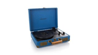 Crosley Cruiser 3Speed Portable Retro Turntable [upl. by Ambrogino]