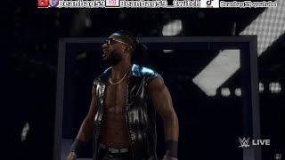 Trick Williams VS Axiom WWE2K24 PS5 GAMEPLAY [upl. by Lainahtan]