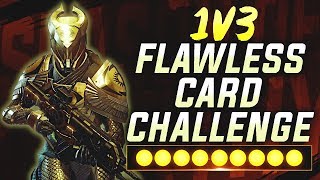 The 1V3 FLAWLESS CARD CHALLENGE  Trials of Osiris [upl. by Lemmueu]