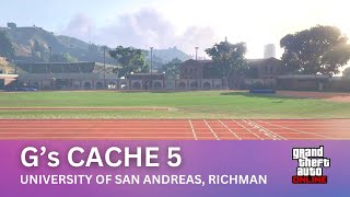 GTA Online G’s Cache Location 5 University of San Andreas Richman [upl. by Nagaer]