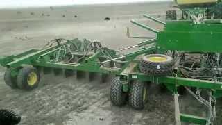 John Deere 8370R Drilling Wheat with RTK GPS [upl. by Aicile]