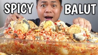 SPICY BALUT  MUKBANG PHILIPPINES  FILIPINO MUKBANGER [upl. by Olotrab]