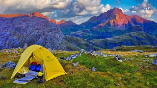 LOFOTEN Solo Camping amp Backpacking Arctic Norway Climbing one of most unique views in the World [upl. by Wood279]