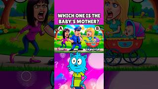 RIDDLE  WICH ONE IS THE BABY’S MOTHER mayumiquiz riddle quiz riddles challenge [upl. by Cami]