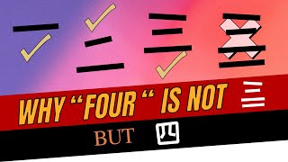 Why “four quot is not written like 一 二 三   Chinese Numbers  Chinese Words  HSK  Learn Chinese [upl. by Babbette]