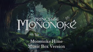 Mononoke Hime  Princess Mononoke もののけ姫  Music Box Cover 1 Hour Loop [upl. by Anelehs]