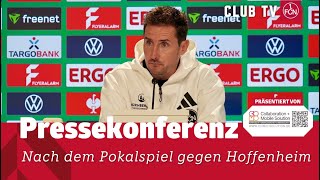 Die PK mit Pellegrino Matarazzo amp Miroslav Klose  TSG 1899 Hoffenheim  1 FC Nürnberg 21 [upl. by Selfridge]