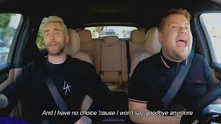 Adam Levine  Carpool Karaoke  Traducido al Español [upl. by Wearing]