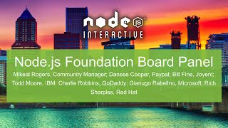 Nodejs Foundation Board Panel [upl. by Airotel463]