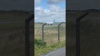 Aer lingus landing Ireland West Airport Knock 🇮🇪🇮🇪🇮🇪💚🤍🧡💚🤍🧡💚🤍🧡💚🤍💚🤍💚🤍 [upl. by Nojel]