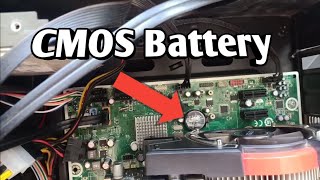 How to change CMOS battery in Desktop Computer [upl. by Hareenum]