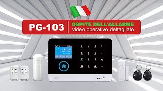 【Italia】Video operativo dettagliato dellhost di allarme PG103 [upl. by Cummine]