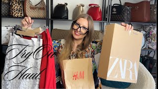 TryOn Haul  Zara HM Bershka Stradivarius Deichmann New Yorker CampA  Bianca Ida Spanu [upl. by Ayiak224]