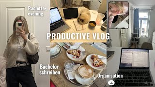 Produktiver Vlog Bachelor schreiben Organisation Tipps neue Möbel amp family time Zuhause [upl. by Natsirhc488]