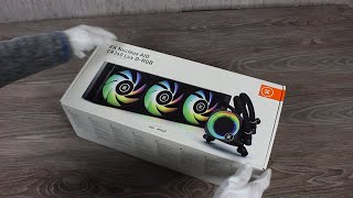 EKWB EKNucleus AIO CR360 Lux DRGB Installation and LED Lighting Example [upl. by Einnahc]