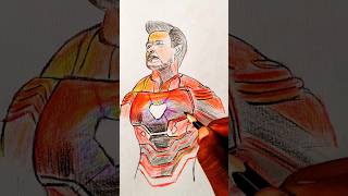 Iron Man Boss The Avangers avangers shorts attitude art artwork virl drawing [upl. by Einohtna961]