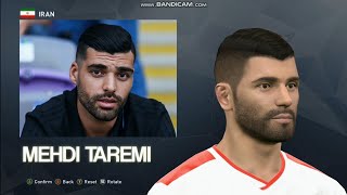 Mehdi Taremi FC PortoIran NT PES 2017 face build [upl. by Eiramanel]