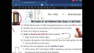 Estimation of hemoglobin content  Practical hematology  Dr Saiko [upl. by Katerina]