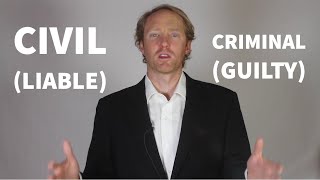 Explained Civil Law vs Criminal Law [upl. by Honan]