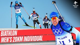 Biathlon  Mens 20km Individual  Full Replay  Beijing2022 [upl. by Eelam]