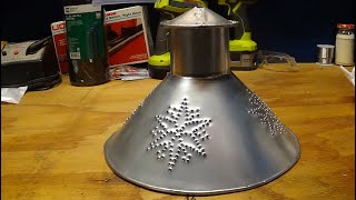 Tinsmithing Tin Lamp Shade [upl. by Briny]