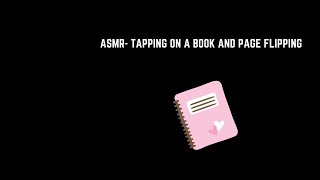 Asmr Tapping on a book and page flipping [upl. by Meingolda575]