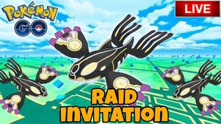 Primal Kyogre Raid Day Invitation in PokemonGo [upl. by Neivad652]