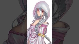 Shiraori Digital Art speedpaint drawing anime shorts medibangpaint [upl. by Enitsugua977]