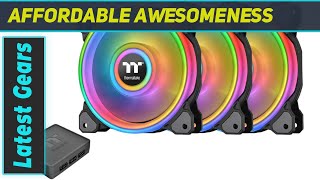 Thermaltake Riing Quad 140mm RGB Fan  Elevate Your PC Cooling Game [upl. by Flavia256]