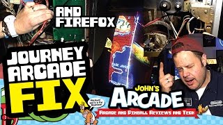 Journey Arcade G07 Fix  Vertical Collapse and Atari Firefox NO SOUND fix Part 19 [upl. by Chico941]