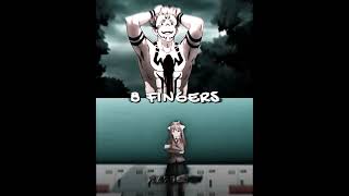 Sukuna All Fingers Vs Monika  Jujutsu Kaisen Vs Doki Doki Literature Club sukuna monika jjk [upl. by Birdt]