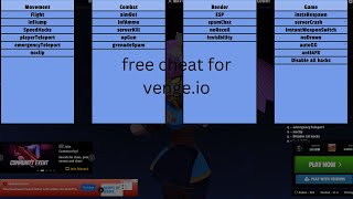 free cheat for vengeio I hope you enjoy [upl. by Love]