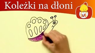 Koleżki na dłoni  Motyl i słoń dla dzieci Luli TV  Videos for babies [upl. by Orsini]