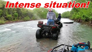 Wet amp Crazy ATV Ride Buckhorn Trails AR Yamaha Polaris [upl. by Warfourd499]