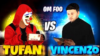 1v1 Vincenzo Vs Tufan FF [upl. by Maryann801]