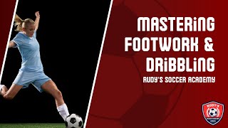 Soccer Girl Training Hard Mastering Footwork amp Dribbling Skills [upl. by Drue779]